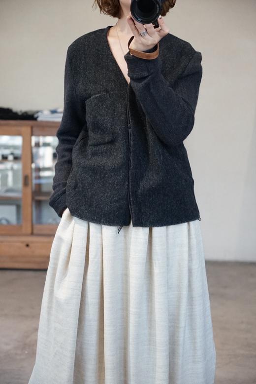 elsa esturgie羊毛v领上衣 商品图10