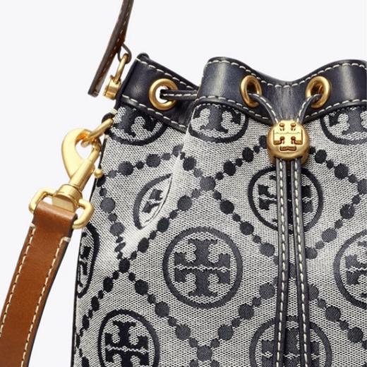【特惠】【送礼盒礼袋】Tory Burch/汤丽柏琦女士时尚百搭单肩斜挎手提水桶包 商品图5