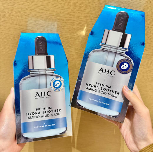 韩国 AHC氨基酸舒缓焕活面膜-5片 商品图1