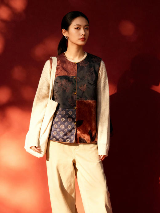 X252944夹棉马甲。 商品图0