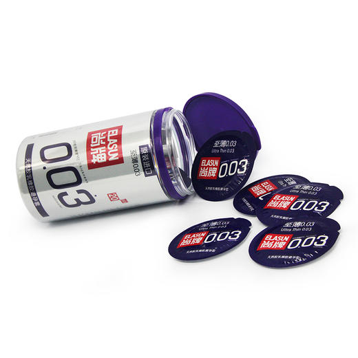 尚牌罐装避孕套至薄003避孕套安全套20只 商品图2