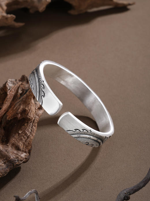 子佩集S999手工银【龙行四海】手镯【55052253】原创设计 商品图9