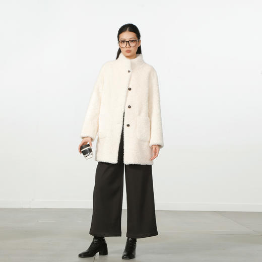极简韩系中长皮毛一体外套-纪念日百货门店同款167746242 商品图3