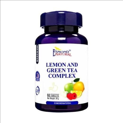 美国原装进口爱司盟综酶纤维牌柠檬绿茶复合片1350mg*60粒 商品图0