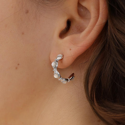 ARSIS｜流光系列 珠光漫舞耳圈 商品图3