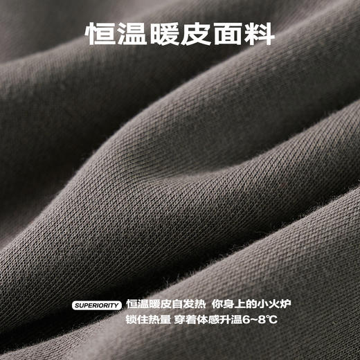 NPC 潮牌CC系列胸前金毛&斑点狗印花卫衣锁温宽松国潮CC3BST11 商品图4