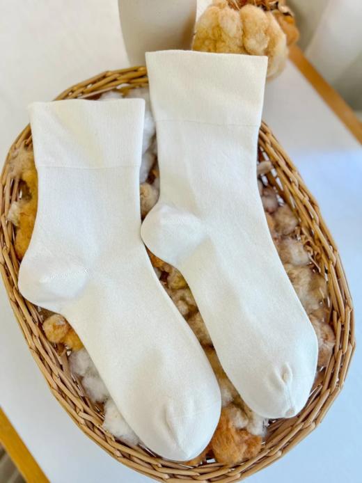 【素道有机棉宽松袜(灰色) 】不染色短袜 舒适 宽松袜SWS0032[漳州仓] 商品图4