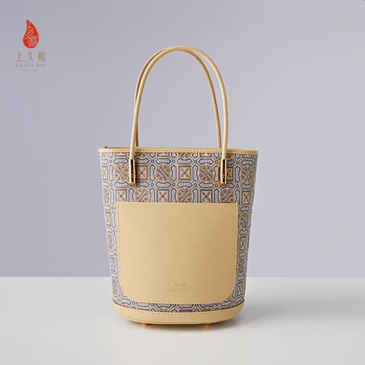 SAINTJOY/上久楷  宋锦拎包 四方定胜 BWS24A0101-E （不含礼盒包装） 商品图6