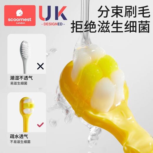科巢儿童软毛牙刷宝宝0-1-3到6一12岁半以上牙膏婴儿婴幼儿乳牙刷 商品图4