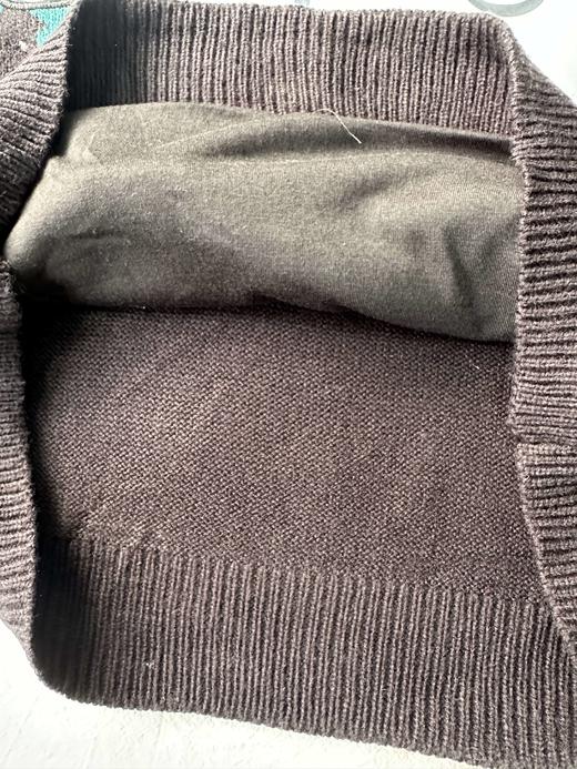 贝壳三 氛围感圆领提花针织衫女圣诞节卡通套头打底毛衣C120530 商品图10