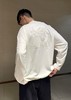 中性款破损刺绣长袖T恤ba003 商品缩略图3