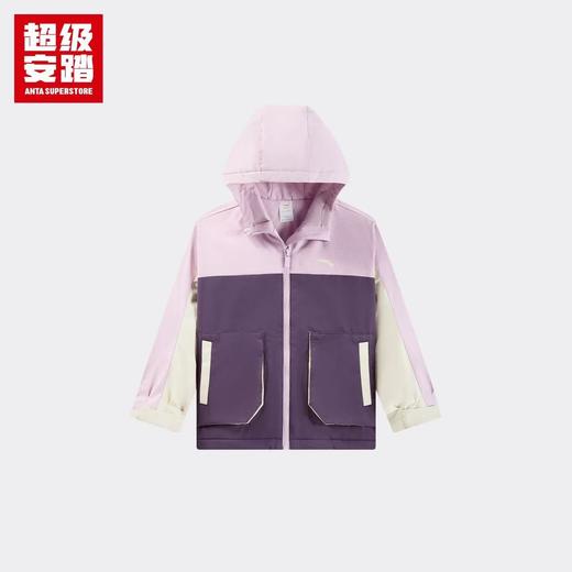 超级安踏儿童防水外套秋冬摇粒绒保暖上衣男女童夹克372549602U 商品图1