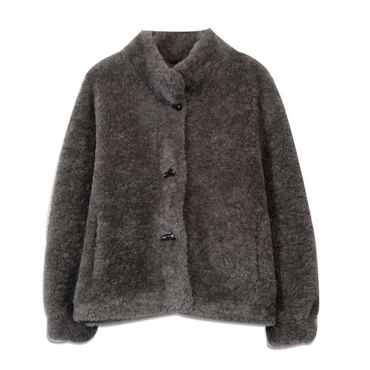 极简仿羊羔毛短外套-纪念日百货门店同款167746322 商品图4