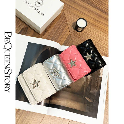 【年终福利，不退不换】  轻奢时尚百搭小香风菱格经典潮流链条斜跨单肩包 余潇潇配饰 商品图0