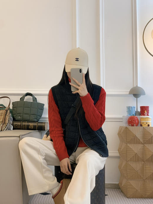 125-3 立领针织马甲 商品图12