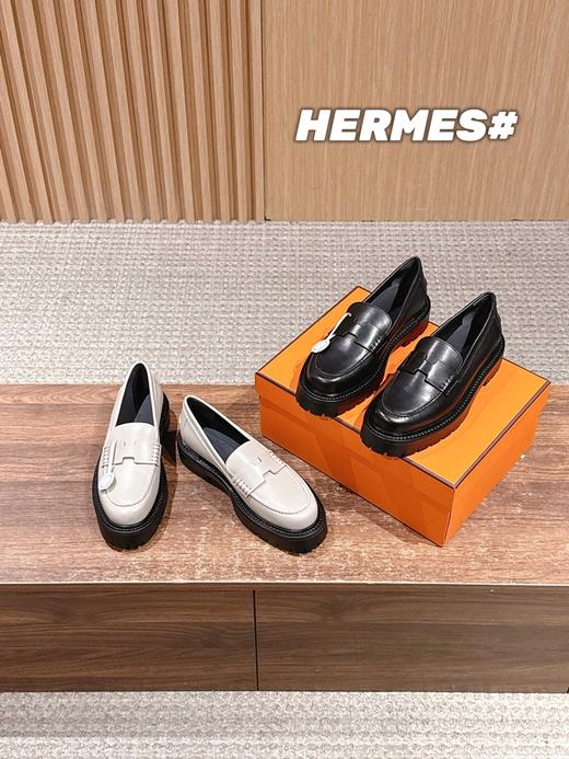 爱马仕 新款小牛皮乐福鞋(DBG) 商品图1