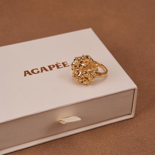 北京仓｜Agapee-Meli-金色 梅利 花朵 戒指［法国设计师］ 商品图8