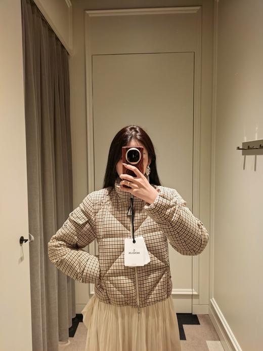 蒙口 25秋冬新款 千鸟格立领羽绒服(TM) 商品图2