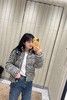 蒙口 25秋冬新款 粗花呢格纹羽绒外套(TM) 商品缩略图4