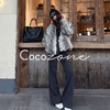 COCO ZONE 刘 一一 “奥克兰”兔毛皮拉链两面穿派克服CD2A3173 商品缩略图1