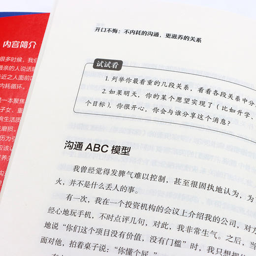 开口不悔：不内耗的沟通，更滋养的关系 芦涛著口才表达沟通书籍掌控谈话好好说话 商品图3