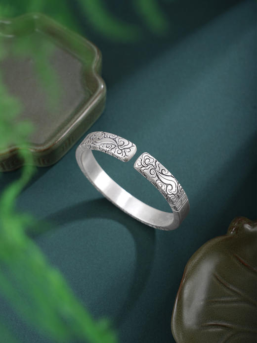 子佩集S999手工银【祥云貔貅】手镯【55082260】原创设计 商品图4