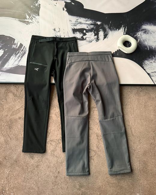 刺绣logo 加绒 软壳防风裤 商品图0