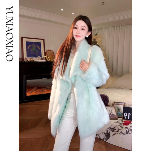 余潇潇【水星漫游】托斯卡纳绵羊毛皮毛一体皮草外套保暖轻奢时尚 商品图4