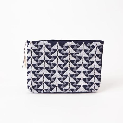 心艺手作：“几何韵律”刺绣手包Benri Pouch 商品图3