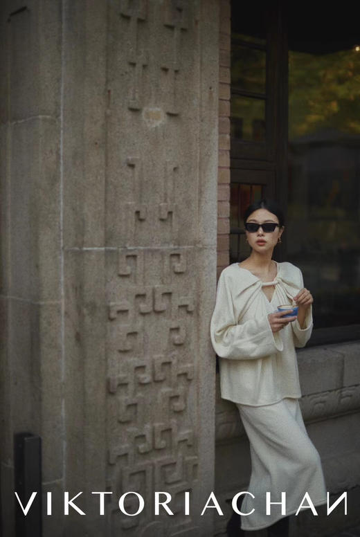 Viktoria Chan | AW2150 Allie wool pencil skirt [半身裙 白]【HOLIDAY】 商品图2