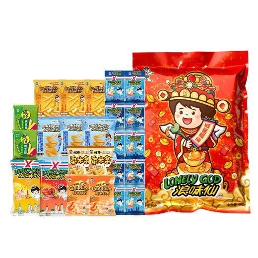 旺旺浪味仙旺运福仙礼包 综合口味493g 商品图2