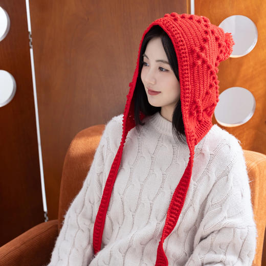 苏苏姐家甜豆豆小红帽手工diy钩针编织礼物羊毛线毛线团冬材料包 商品图2