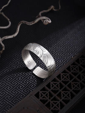 子佩集S999手工银【心经佛缘】手镯【55081261】原创设计