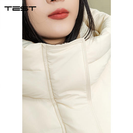 冬上新时尚保暖撞色连帽短款羽绒服2254036 商品图3