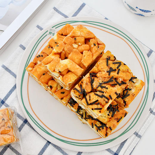 【豆逸谷美食专场】美食精灵Food Elf无糖蛋糕沙琪玛无添加健康美味鹌鹑蛋奇亚籽全麦吐司黑猪午餐肉风干牛肉薄脆酸奶味鲜烤奶皮 商品图1