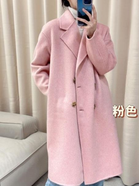 52%羊毛双面呢大衣保暖经典落肩款 商品图3