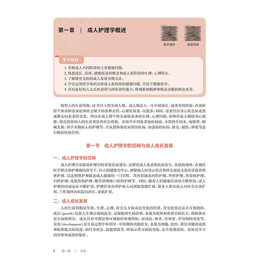 成人护理学（上册）第4四版 十四五规划教材 全国高等职业教育专科教材 张振香 吕亮 主编 供护理助产专业用 人民卫生出版社 商品图4