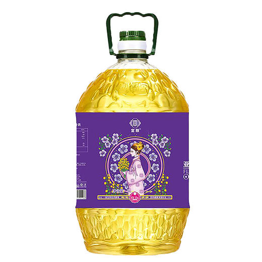 宫粮一级冷榨亚麻籽油（桶装）5L 商品图1