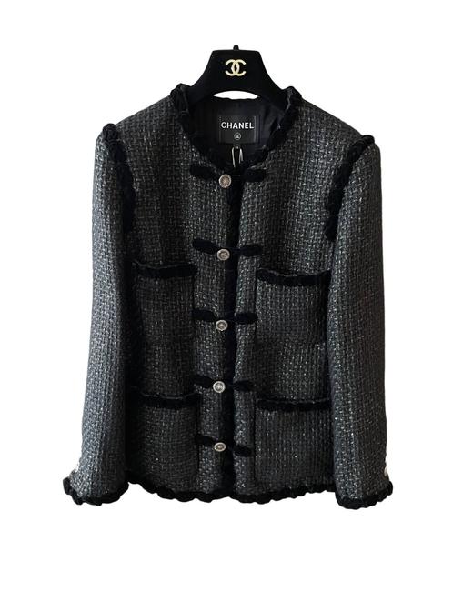 女款手工缝制口袋盘扣外套he025 商品图0