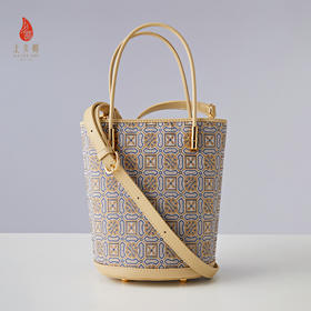 SAINTJOY/上久楷  宋锦拎包 四方定胜 BWS24A0101-E （不含礼盒包装）