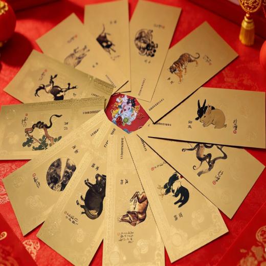 《东方十二瑞兽》12生肖邮票珍藏册   1-4轮 一次性集齐  【预售，1.6日起按订单顺序发货】 商品图4