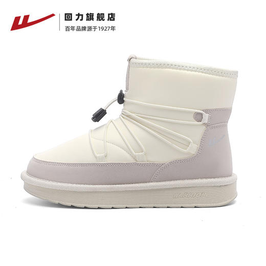 回力雪地靴加绒保暖2025冬季新款女鞋巨好看滑雪女士外穿加厚棉鞋 商品图1