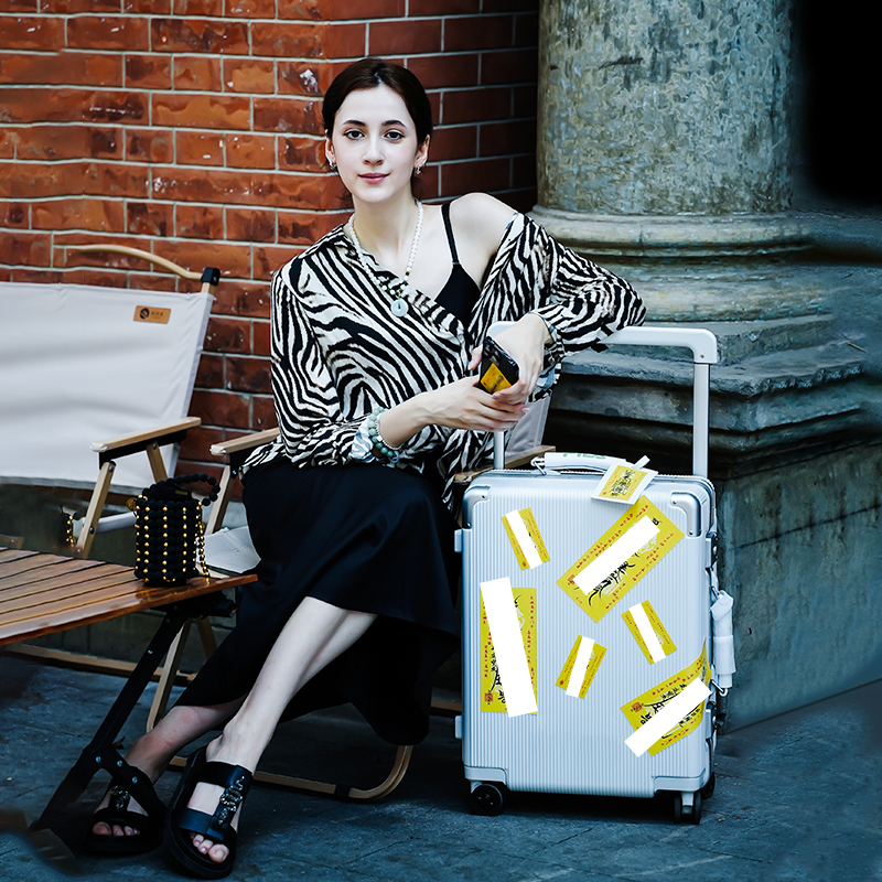 国风原创福文贴纸手机贴包贴行李箱贴