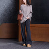 【Beau Muse】时尚潮流休闲百搭山羊绒蚕丝微喇休闲裤XXK 商品缩略图3