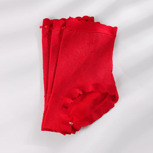 美奈川 如意红三条装内裤DK07345E 商品图7