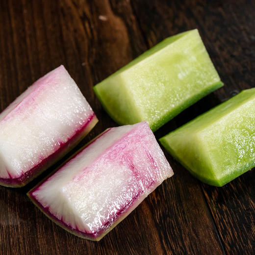 潍坊萝卜双拼|青萝卜+花心萝卜，青萝卜脆爽多汁，花心萝卜据说是目前市面上糖度较多的萝卜⭐️中通快递 商品图7