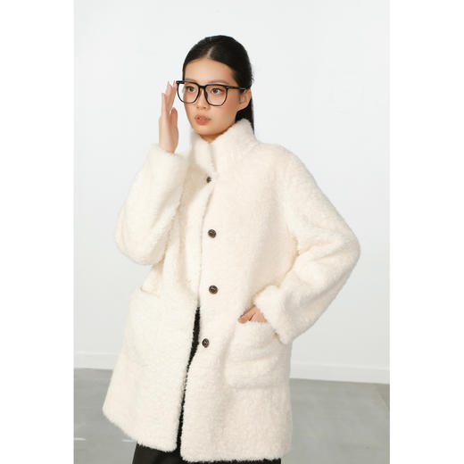 极简韩系中长皮毛一体外套-纪念日百货门店同款167746242 商品图2