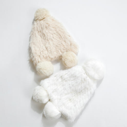 氛围感球球毛绒女款针织帽-纪念日百货门店同款167046140 商品图0