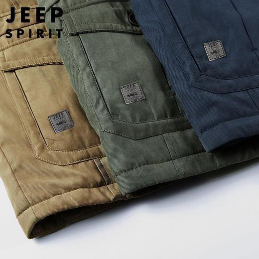 JEEP SPIRIT棉衣男士冬季外套加绒潮流短款加厚棉服HL0089 商品图4