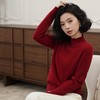 西子/【亲肤日记】羊绒羊毛百搭极简半高领针织衫/MSYF0400 商品缩略图7